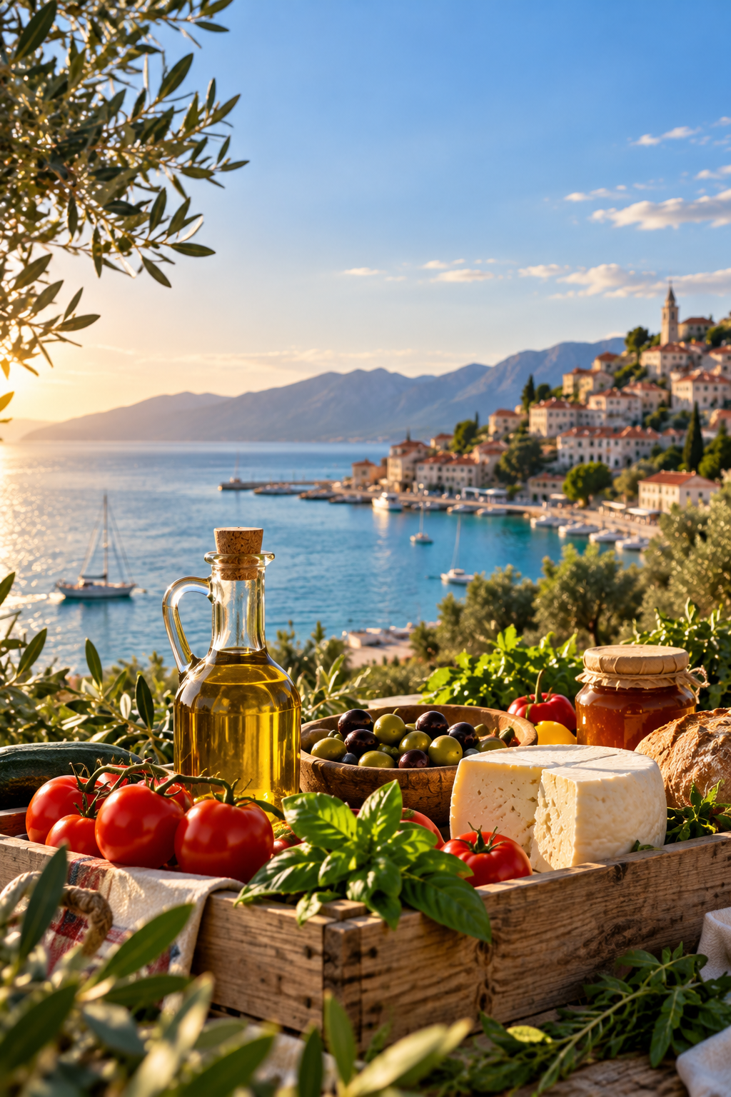 Albanian produce and Mediterranean food products