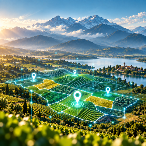 GIS mapping of agricultural land
